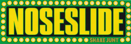 Shake Junt SJ Bumper Sticker - noseslide - view large