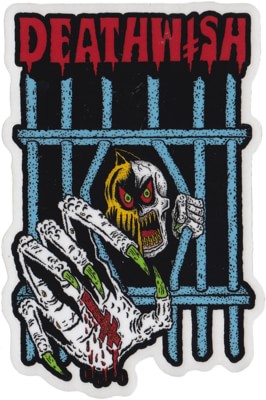 Deathwish Golden Sticker - spookies - view large