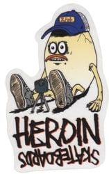 Heroin Eggzilla Sticker - bail gun gary
