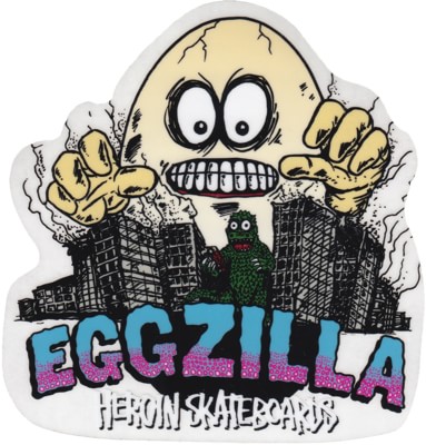Heroin Eggzilla Sticker - eggzilla - view large
