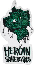 Heroin Eggzilla Sticker - swamp