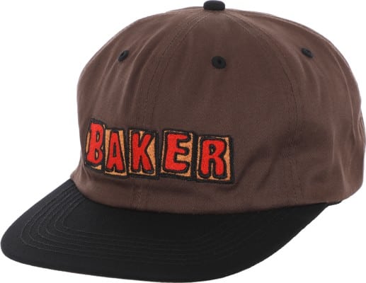 Baker Crumb Snapback Hat - brown/black - view large