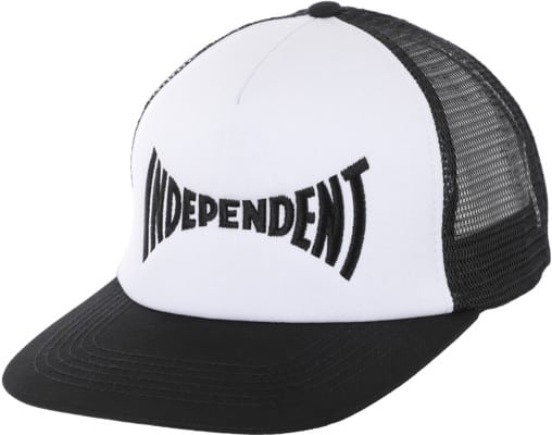 Independent Span Trucker Hat - white/black - view large