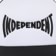 Independent Span Trucker Hat - white/black - front detail