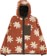 Airblaster Double Puff Reversible Jacket - rust big daisy - inside