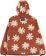Airblaster Double Puff Reversible Jacket - rust big daisy - inside reverse