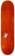 Tactics The Juggler Skateboard Deck - orange