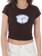 Tactics Women's Bomb Crop T-Shirt - brown - alternate