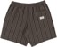 Rhythm Jaquard Linen Jam Shorts - brown - reverse