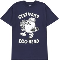 Heroin Certifried Egg Head T-Shirt - navy