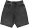 Tactics Buffet Pleated Denim Shorts - black - reverse