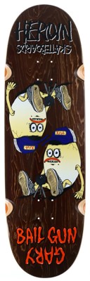 Heroin Bail Gun Gary 4 9.75 Symmetrical Shape Skateboard Deck - view large