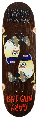 Heroin Bail Gun Gary 4 9.75 Symmetrical Shape Skateboard Deck - brown - view large