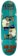 Heroin Bail Gun Gary 4 9.75 Symmetrical Shape Skateboard Deck - teal