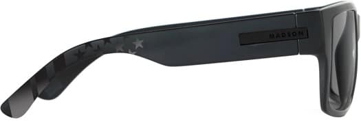 MADSON Classico Polarized Sunglasses - black flag/grey polarized lens - view large