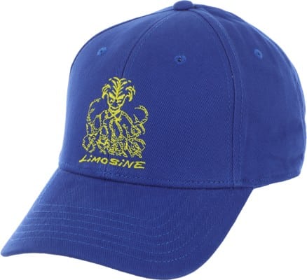 Limosine Snake Pit Snapback Hat - true blue/neon yellow - view large
