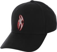 Limosine Shadow Box Snapback Hat - black