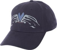 Limosine Heart Wings Snapback Hat - navy