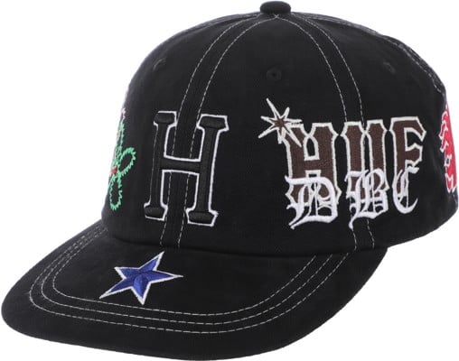 HUF Mashup Snapback Hat - black - view large