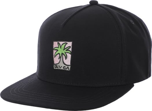 RVCA Small Palm Snapback Hat - black - view large