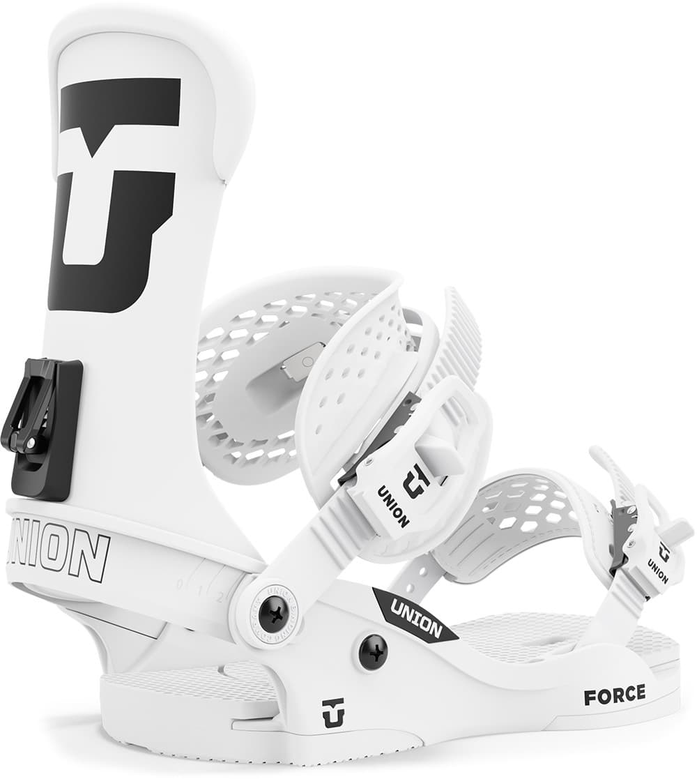 Union Force Classic Snowboard Bindings 2025 team white Tactics