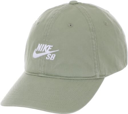 Nike SB NK Club Cap U FB Strapback Hat - oil green/white - view large