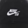 Nike SB NK Club Cap U FB Strapback Hat - black/white - front detail