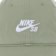 Nike SB NK Club Cap U FB Strapback Hat - oil green/white - front detail
