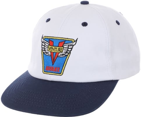 Venture Emblem Strapback Hat - white/navy - view large