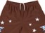 HUF All Star Basketball Shorts - brown - alternate front detail