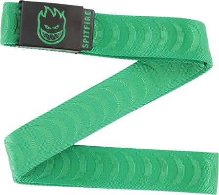 Spitfire Bighead Crescent Jacquard Belt - green/black - view large