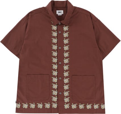 Obey Tres S/S Shirt - sepia - view large