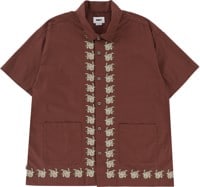 Obey Tres S/S Shirt - sepia