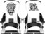 Bent Metal Transfer Snowboard Bindings 2025 - (jamie lynn) white - backs
