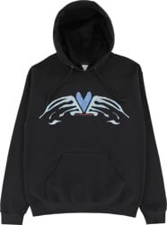 Limosine Heart Wings Hoodie - black