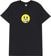 Limosine Happy Face T-Shirt - black - front