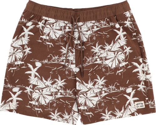 Brixton Voyage Hybrid Shorts - sepia umbrella scene - view large