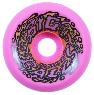 Slime Balls Big Balls Speedwheels Reissue Skateboard Wheels - pink/orange (97a) - view large
