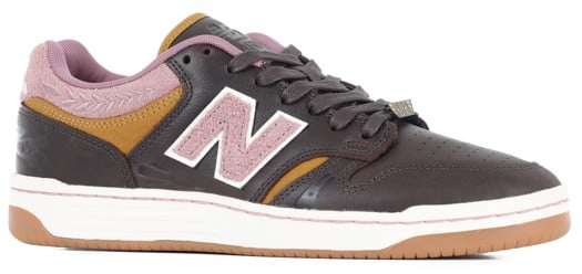 New Balance Numeric 480 Skate Shoes - (303 x jeremy fish) brown/pink - view large