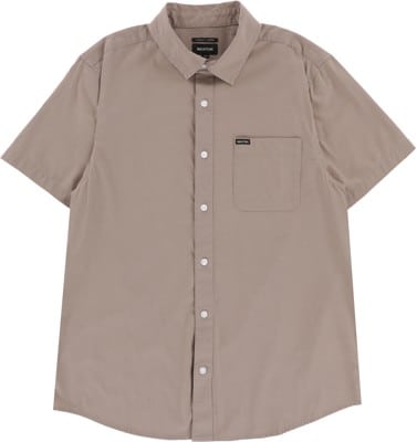 Brixton Charter Sol Wash S/S Shirt - cinder grey sol wash - view large