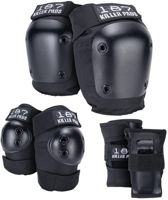 187 Killer Pads Six Pack Adult Pad Set - black - view large