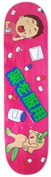 Pizza Pills 8.25 Skateboard Deck - pink