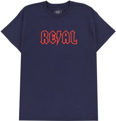 Real Deeds T-Shirt - navy/red - view large
