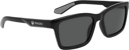 Dragon Thorn Sunglasses - shiny black/smoke lens - view large