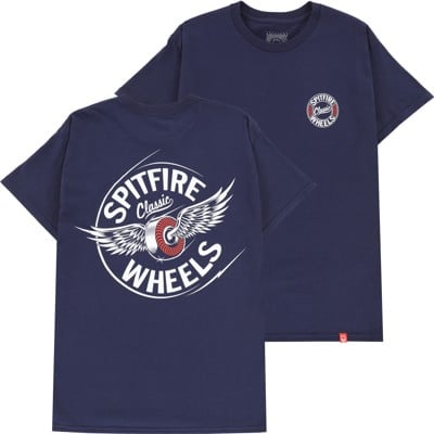Spitfire Flying Classic T-Shirt - navy/white-red - view large