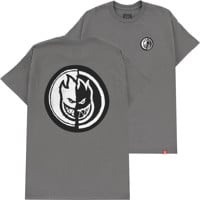 Spitfire Yin Yang T-Shirt - charcoal/black-white