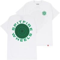 Spitfire Classic 87' Swirl Fill T-Shirt - white/green-black