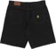 Passport Workers Club Shorts - washed black - reverse