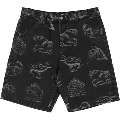 パンツ PASSPORT DENIM SHORTS WASHED BLACK Pass~Port Workers Club Denim Short - Washed Black – Pass~Port EU