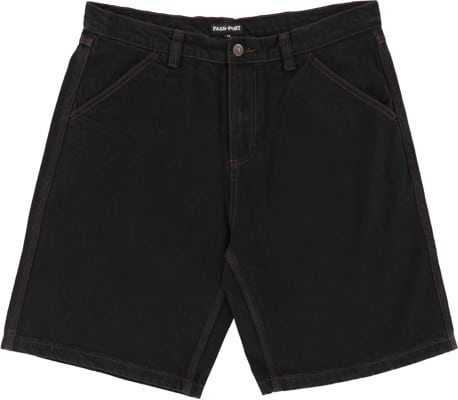 Passport Workers Club Shorts - washed black - view large